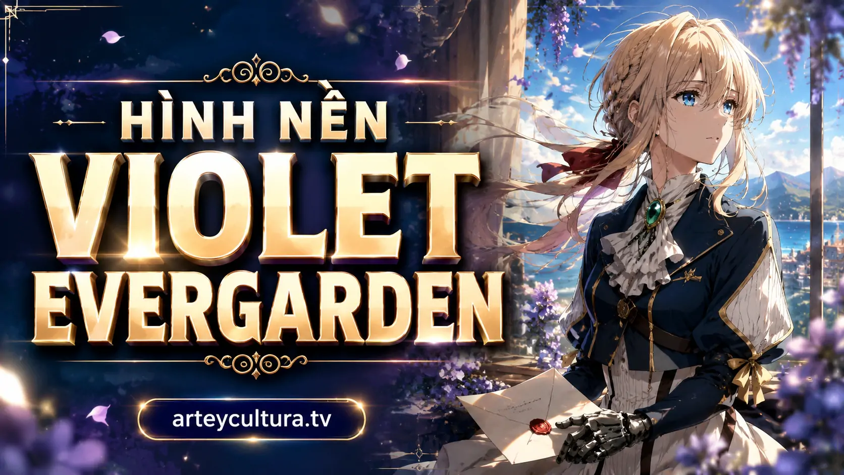 99 Hình Nền Violet Evergarden anime đẹp nao lòng với mái tóc vàng và ánh mắt xanh u sầu