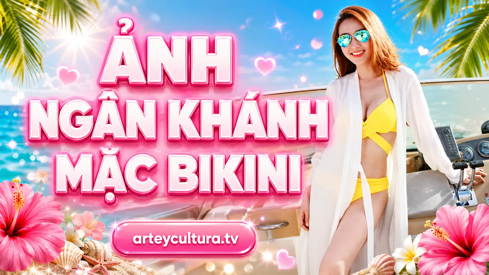 20 Ảnh Ngân Khánh Bikini Sexy trên du thuyền với phong cách tươi trẻ, gợi cảm cùng vẻ đẹp không tuổi