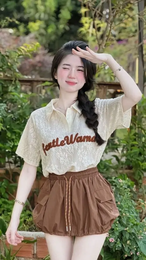 ngam tron bo anh gai xinh mac vay ngan tre trung 7